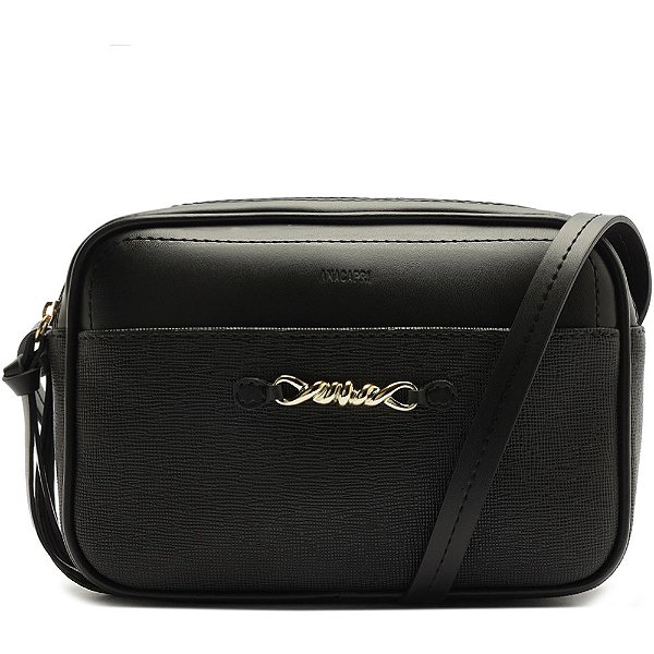 Bolsa Crossbody Anacapri Detalhe Corrente Preto Feminino