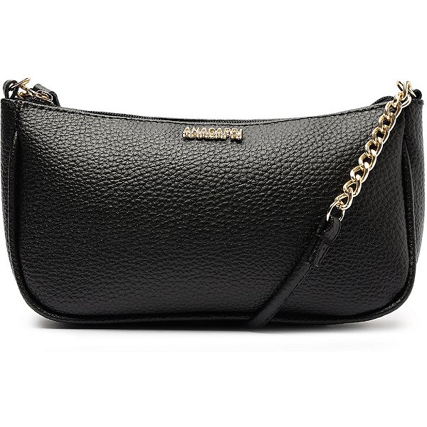 Bolsa Crossbody Anacapri Tiracolo Snake Preto Feminino