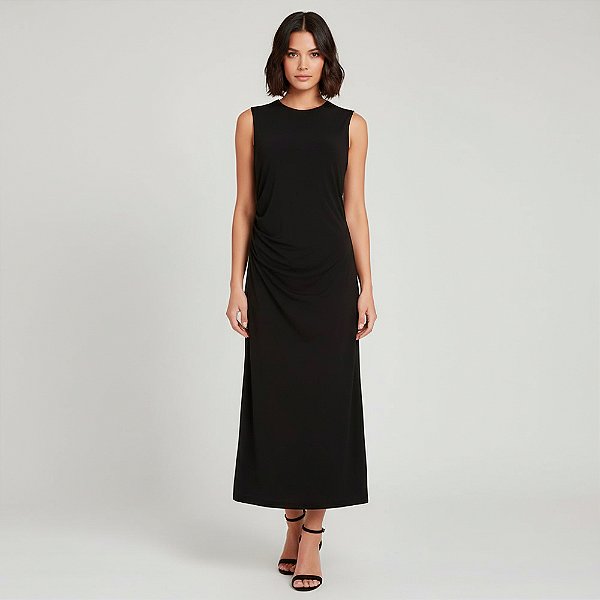 Vestido Dudalina Lilian Ou26 Preto Feminino