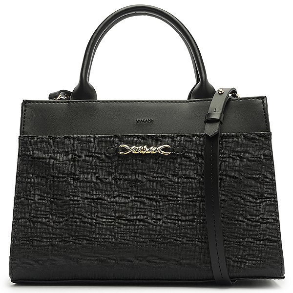 Bolsa Tote Anacapri Média Preto Feminino