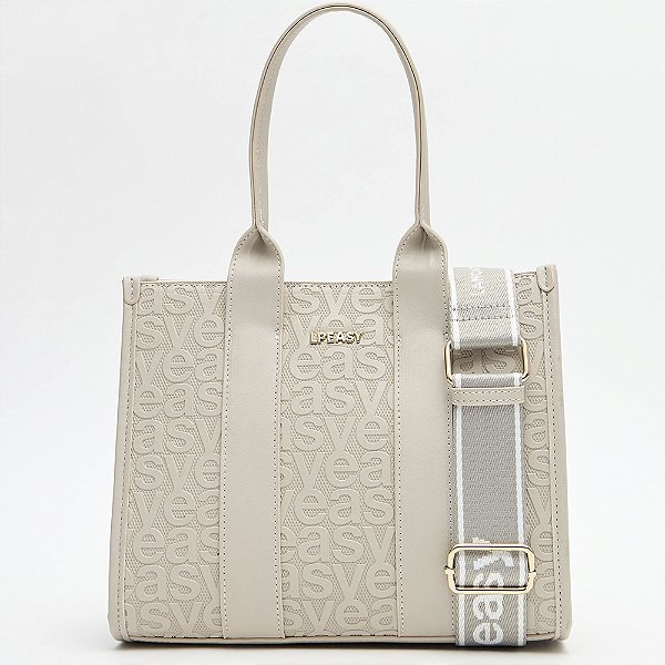 Bolsa Tote Easy Lança Perfume Frequencia Ou26 Bege Feminino