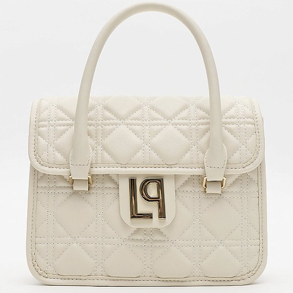 Bolsa Tote Lança Perfume Matelasse Ou26 Off White Feminino
