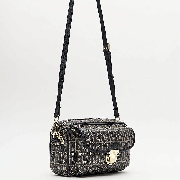 Bolsa Crossbody Lança Perfume Monograma Ou26 Preto Feminino