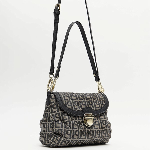Bolsa Shoulder Lança Perfume Monolasse Ou26 Preto Feminino