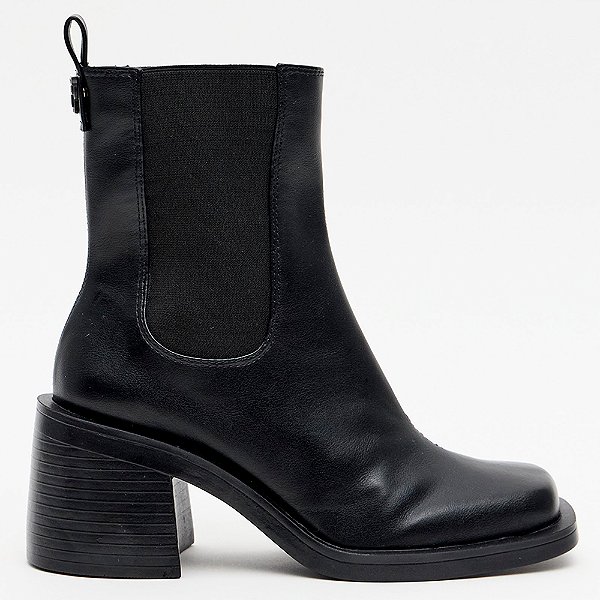 Bota Easy Lança Perfume Chelsea Metal Ou26 Preto Feminino