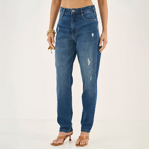 Calça Jeans Colcci Bruna Scratch Ou26 Azul Feminino