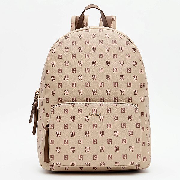 Mochila Easy Lança Perfume Monograma Ou26 Marrom Feminino