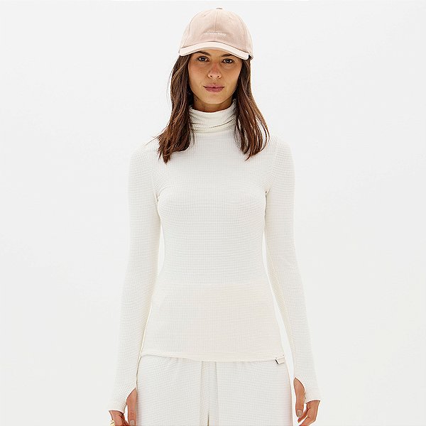 Blusa Easy Lança Perfume Gola Alta Ou26 Off White Feminino