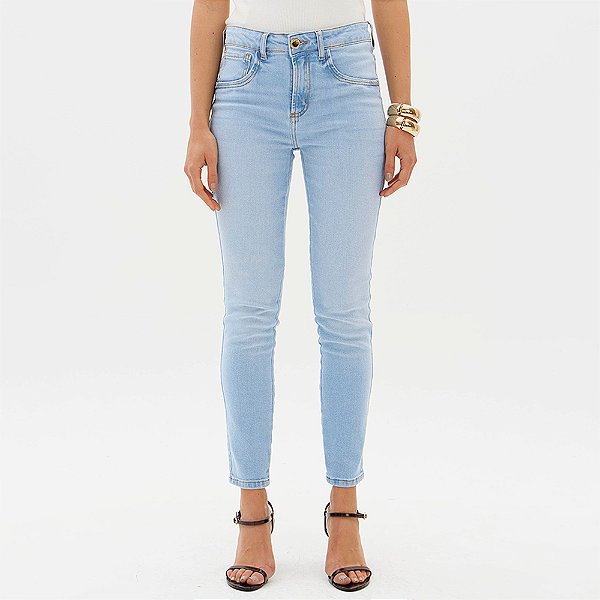 Calça Jeans Lança Perfume Skinny Ak High Ou26 Azul Feminino