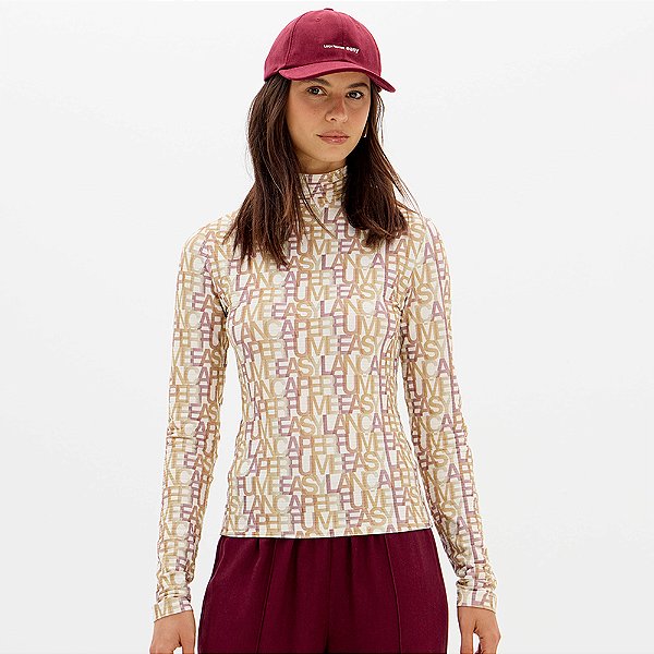 Blusa Easy Lança Perfume Gola Alta Ou26 Branco Feminino