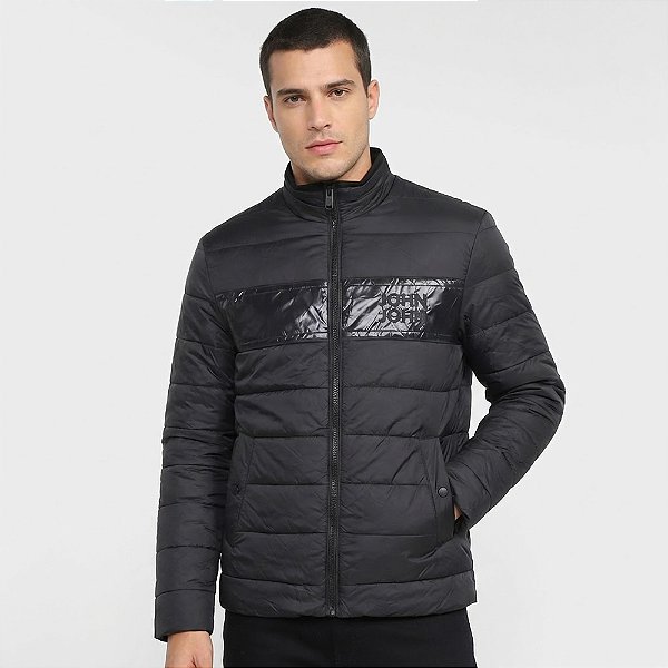 Jaqueta John John Sidney Black Ou26 Preto Masculino