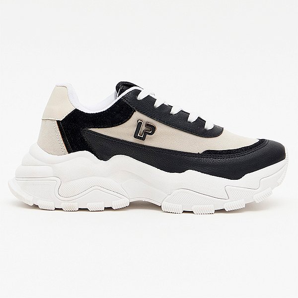 Tênis Easy Lança Perfume Chunky Metal Ou26 Preto Feminino