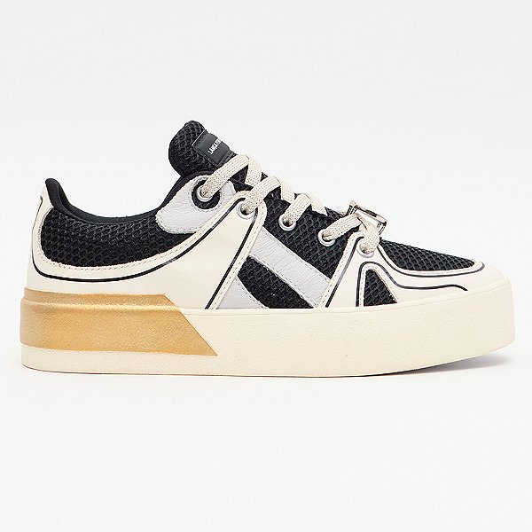 Tênis Easy Lança Perfume Casual Recortes Ou26 Preto Feminino