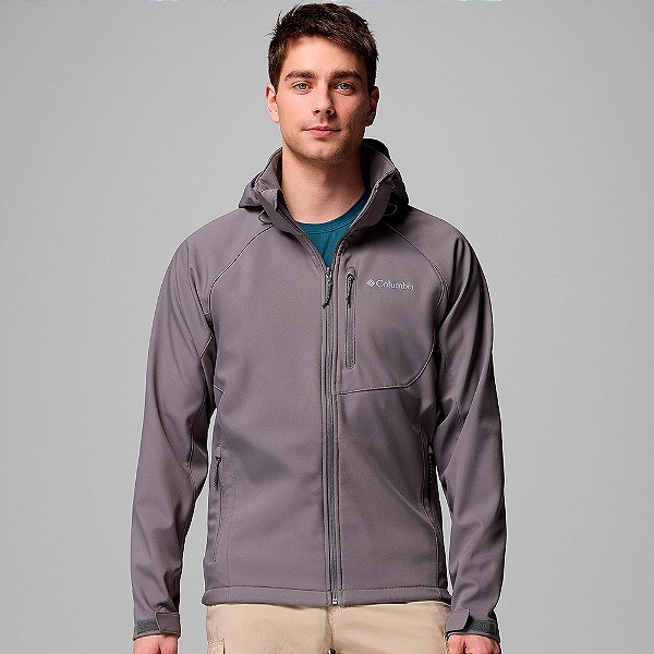 Jaqueta Columbia Cascade Ridge III Softshell Cinza Masculino