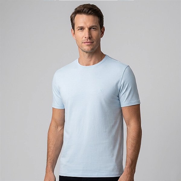 Camiseta Dudalina Basic Essentials In26 Azul Masculino
