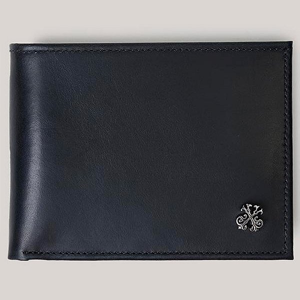 Carteira John John Porta Cartao Caius In26 Preto Masculino