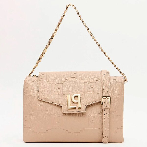 Bolsa Shoulder Lança Perfume Monograma Ou26 Bege Feminino