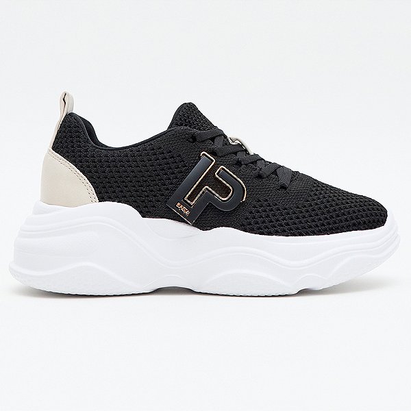 Tênis Easy Lança Perfume Chuncky Ou26 Preto Feminino