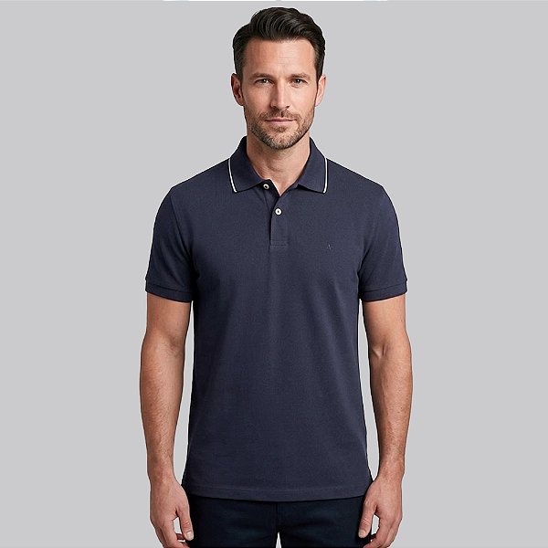 Camisa Polo Aramis Classic 1 Friso In26 Marinho Masculino