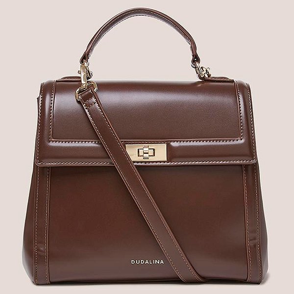 Bolsa Dudalina Betina In26 Marrom Feminino