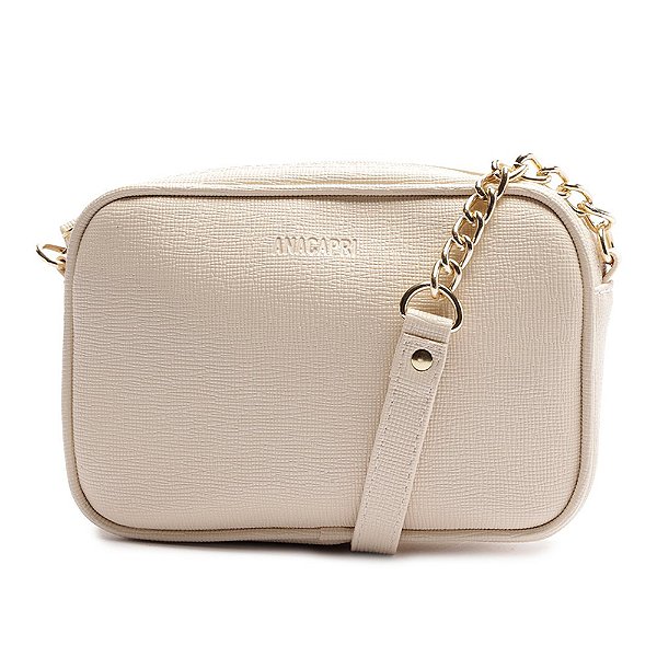 Bolsa Crossbody Anacapri Essencial Small Off White Feminino