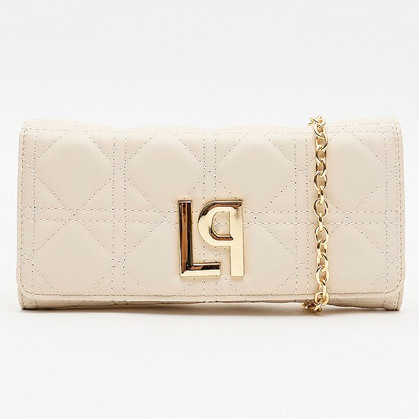 Carteira Lança Perfume Matelasse Ou26 Off White Feminino