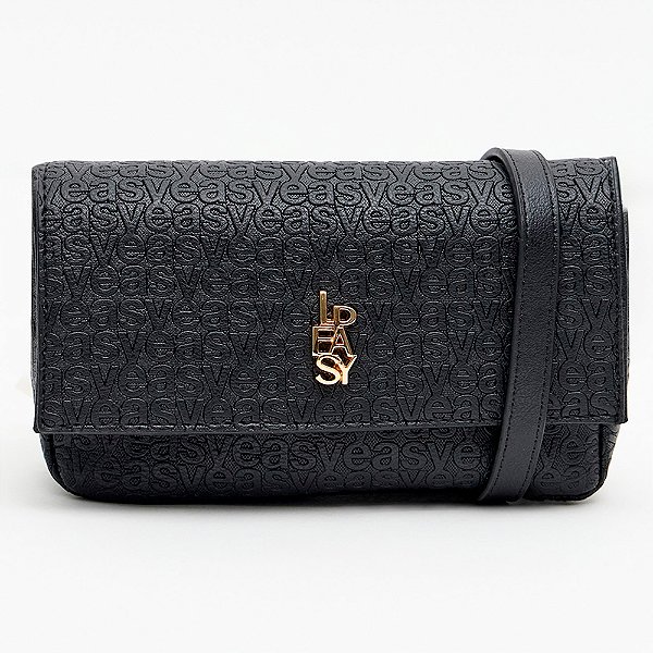 Bolsa Crossbody Easy Lança Perfume Hz Ou26 Preto Feminino