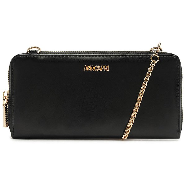 Carteira Clutch Anacapri Low Média Preto Feminino
