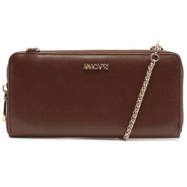 Carteira Clutch Anacapri Low Média Marrom Feminino