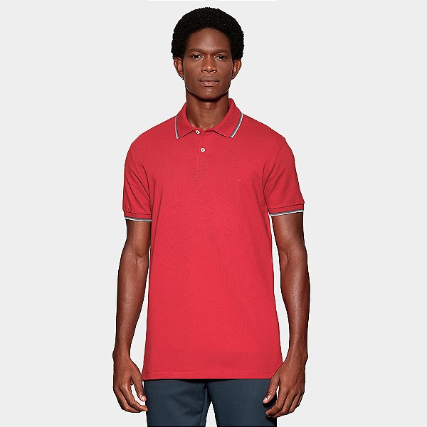 Camisa Polo Aramis Basic 4 Frisos In26 Vermelho Masculino
