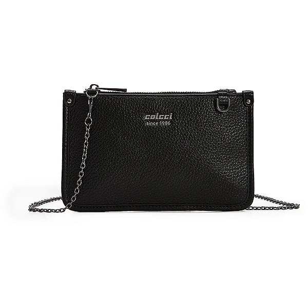 Bolsa Flat Colcci Mini Floater Ou26 Preto Feminino