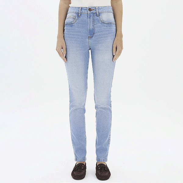 Calça Jeans Easy Lança Perfume Skinny Hig In26 Azul Feminino