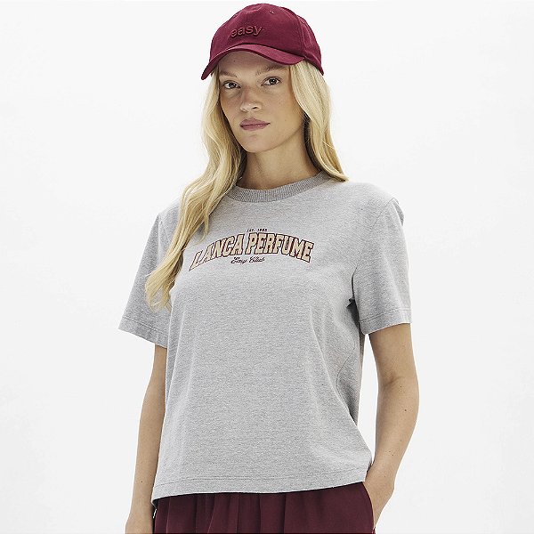 Camiseta Easy Lança Perfume Manga Curta In26 Cinza Feminino