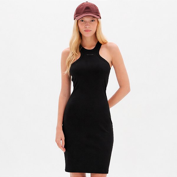 Vestido Curto Easy Lança Perfume Relevo In26 Preto Feminino