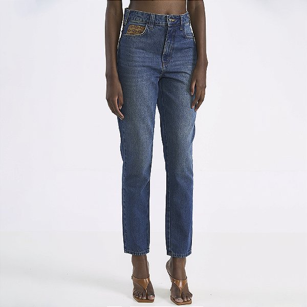 Calça Jeans Colcci Bruna High In26 Azul Feminino