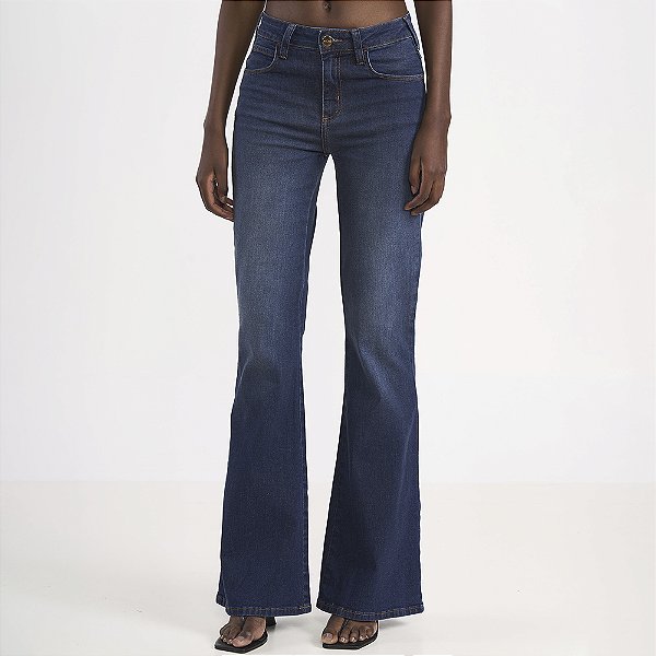 Calça Jeans Colcci Bia Flare In26 Azul Feminino