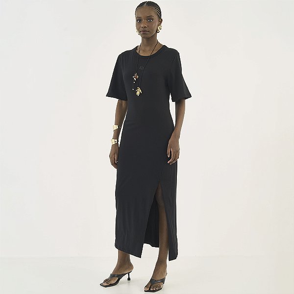 Vestido Super Mid Colcci Iconic In26 Preto Feminino