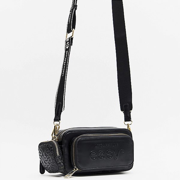 Bolsa Crossbody Easy Lança Perfume Charm In26 Preto Feminino
