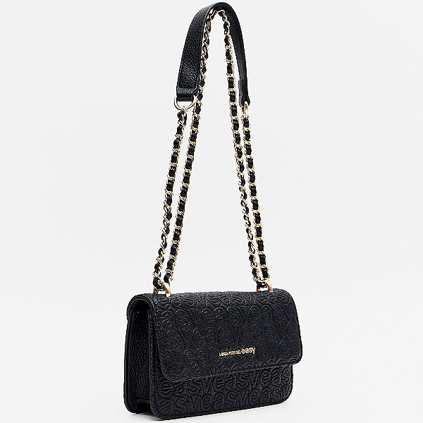 Bolsa Shoulder Easy Lança Perfume Chain In26 Preto Feminino