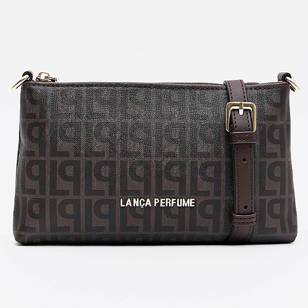 Bolsa Crossbody Lança Perfume Enfeite In26 Marrom Feminino