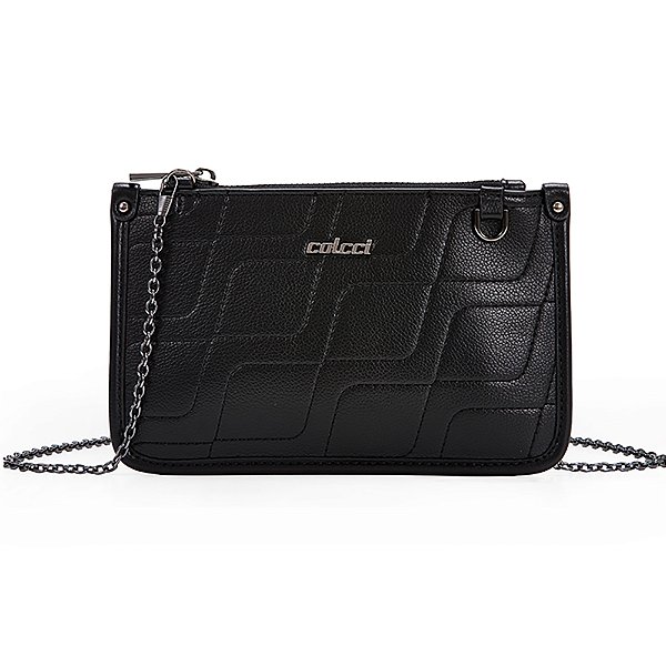 Bolsa Crossbody Colcci Flat In26 Preto Feminino
