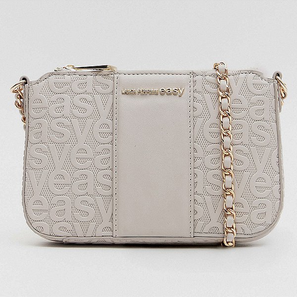 Bolsa Crossbody Easy Lança Perfume Mono In26 Bege Feminino