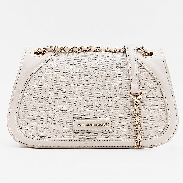 Bolsa Shoulder Easy Lança Perfume Mono In26 Bege Feminino
