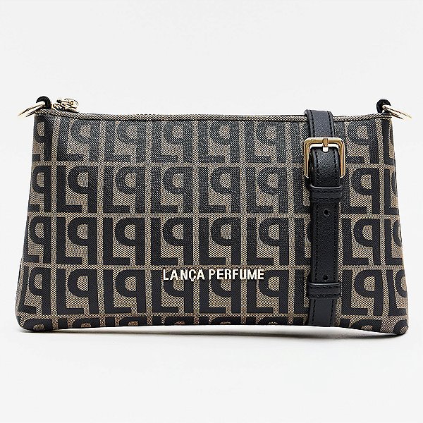 Bolsa Crossbody Lança Perfume Enfeite In26 Preto Feminino