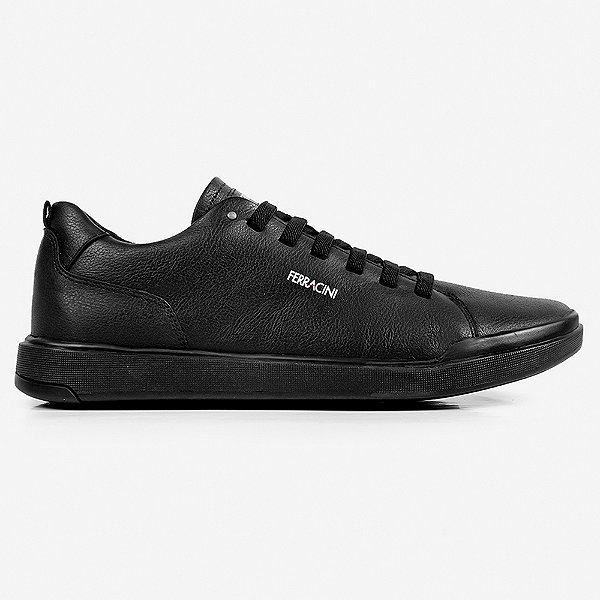Sapatênis de Couro Ferracini Star 1065E Preto Masculino