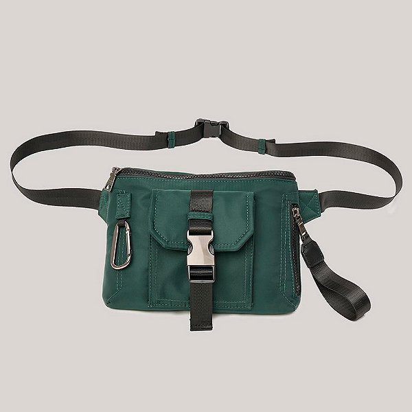 Bolsa Crossbody John John Gabe In26 Verde Masculino