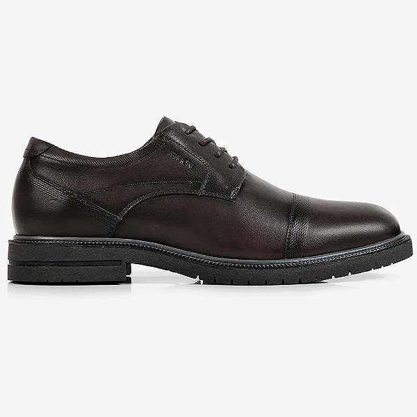 Sapato de Couro Ferracini Firenze 5435 704H Marrom Masculino