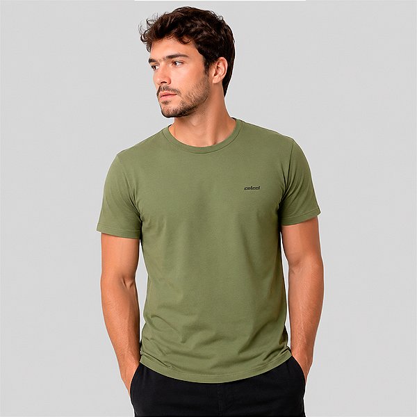 Camiseta Colcci Basic In26 Verde Masculino