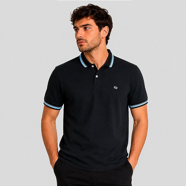 Camisa Polo Colcci Piquet Iconic Fx In26 Grafite Masculino