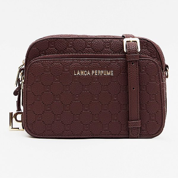 Bolsa Crossbody Lança Perfume Pingente In26b Marrom Feminino